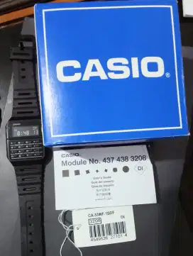Jam tangan casio 53 WF calculator