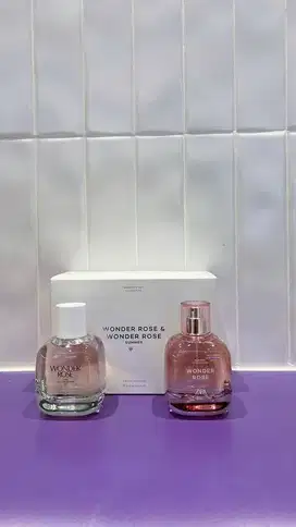NEW PARFUM ZARA WONDER ROSE SUMMER - WONDER ROSE EDT 100% ORIGINAL