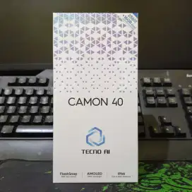Tecno Camon 40 Ram 8/256 GB Baru Segel Garansi Resmi