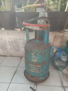 Jual tabung gas kosong 12 kg + selang + regulator