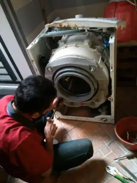 Service elektronik ac tv kulkas mesin cuci dll