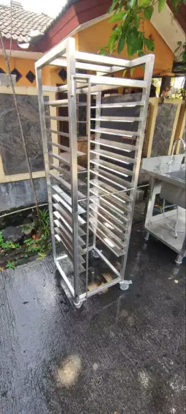 Troli tray bakery 14 tray uk 41 x 46 x 150