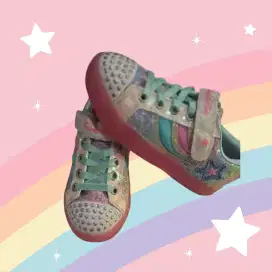 Sepatu branded Skechers twinkle toes Anak insol 18 size 28