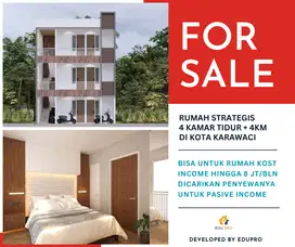 Jual Rumah di Karawaci Gratis Interior + AC + utk Hunian atau kosan