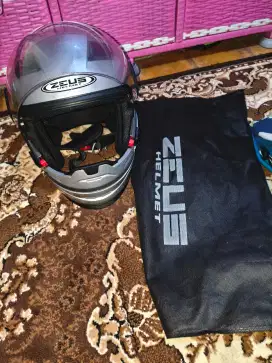 Helm Zeus 611C modular silver original bonus cargloss M one BU