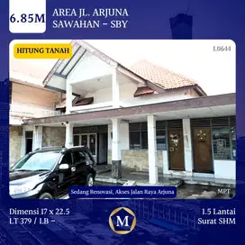 Rumah Hitung Tanah Area Arjuna Sawahan Surabaya