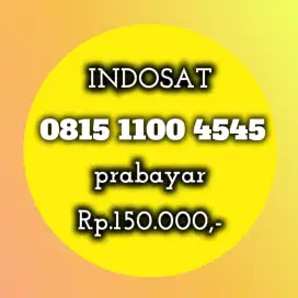 NOMOR CANTIK INDOSAT 1100 4545