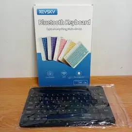 Keysky 10 Inch Mini Nirkabel Bluetooth Keyboard