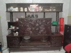 Lemari jati asli