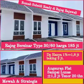 DP 1% Cicilan 1 jt an di Perumahan Rajeg Bersinar