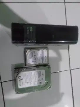Hardisk eksternal my book 4 TB & hardisk internal komputer 500 GB