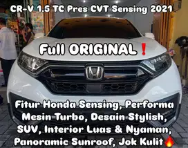 (TDP 51 JUTA!) Honda CRV 1.5 TC Prestige CVT Sensing Putih 2021 [CR-V]