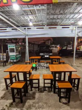 Meja kursi makan cafe restoran