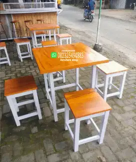 Meja kursi makan cafe restoran