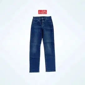 UNIQLO JEANS KIDS SKINNY STRAIGHT BLUE INDIGO PEKAT