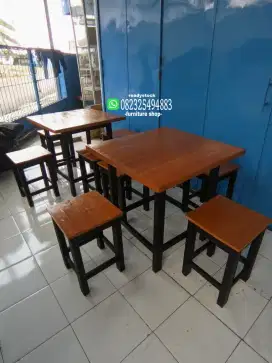 Meja kursi makan cafe restoran