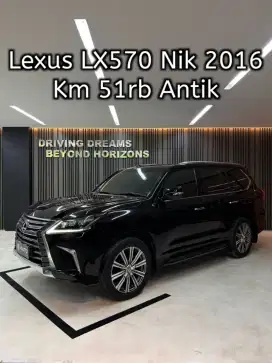 Lexus LX570 Luxury AT 2017 Hitam Km 51rb B1560FCQ Nik 2016