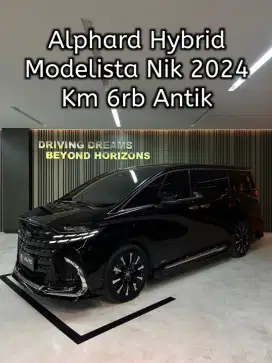 Alphard 2.5 HEV CVT Hybrid Modelista 2024 Hitam Km6rb