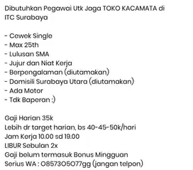 Lowongan Kerja Toko Kacamata