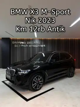 BMW X3 M-Sport xDrive30i AT 2023 Hitam B2508TJA Km12rb