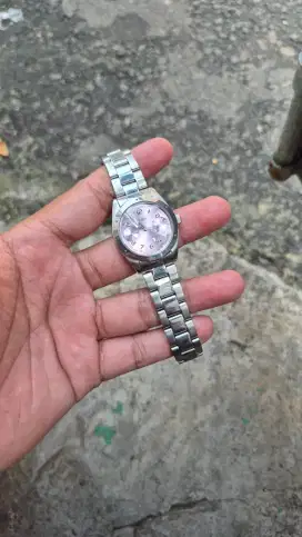 Citizen ined day date salmon dial
