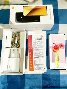 REDMI NOTE 13 5G 256 GB PUTIH MULUS FULLSET