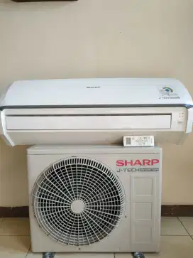AC Sharp J-tech inverter 1/2 PK R32 like new model terbaru