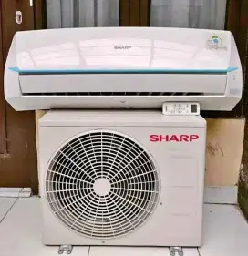 AC Sharp Thailand R32 3/4 PK like new unit mulus original siap pasang
