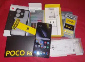 WTS Poco F6 Black 12/512GB Second rasa baru.