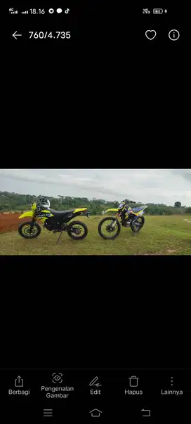 Di jual motor klx SM 150 cc
