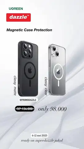 Promo Case ugreen clear for iphone