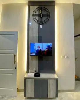 Interior Desain KITCHENSET  Backdrop Tv - Design Wardrobe Kitchen Set