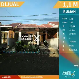 Dijual Cepat Murah Rumah Di Pandanwangi Greenpark, Sulfat Malang