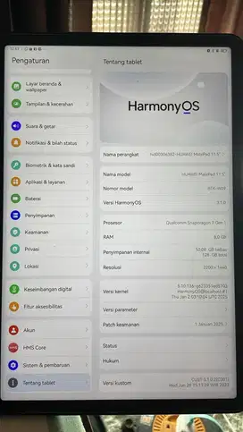 Huawei Matepad 11.5inch 8/128gb