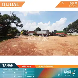 Dijual Murah Tanah Strategis di Poros Raya Kol. Sugiono, Gadang Malang
