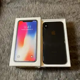 iphone x 256 ibox mulus fullset like new