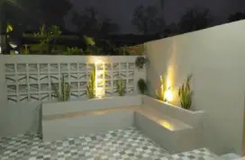 taman kering minimalis