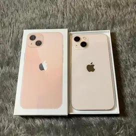 iphone 13 pink 128 resmi bea cukai mulus fullset like nee
