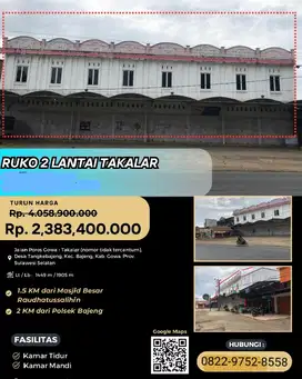 jual murah ruko melalui lelang negara