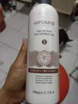 Obat pelurus rambut tanpa catok.keratine treatment koronjuna