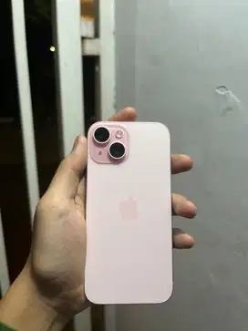 iphone 15 128gb pink IBOX BARU 1 BULAN