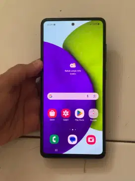 Samsung A52.   8/128. Fingerprint aktif di layar LCD ORI. Minus