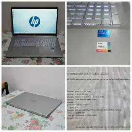hp Pavilion 17 slim i5 gen11 8gb ddr4 256nvme