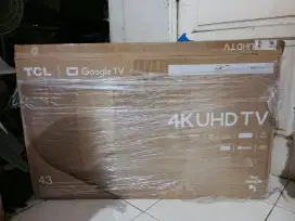 JUAL TV TCL GOOGLE TV 43 4K UHD TV