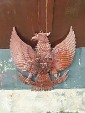 vintage patung burung garuda antik jati tua jumbo