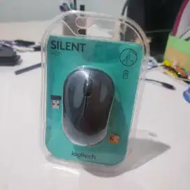 Mouse Wireless Logitech M221 Silent Original Brand Logi Buat Laptop