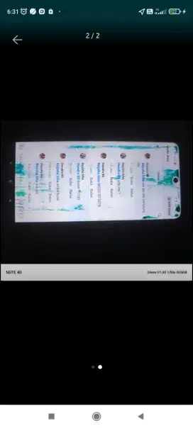 Redmi note 9 pro Minus kaya dipict normal ram 6 64