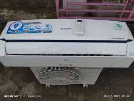 Ac bekas Sharp jtec inverter r32 1pk+pasang garansi