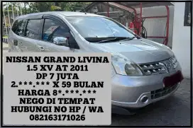 NISSAN GRAND LIVINA 1.5 XV AT 2011 DP 7 JUTA