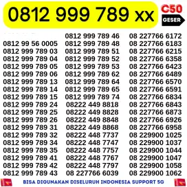NOMOR CANTIK TELKOMSEL SERI 999789 MURAH BERKUALITAS SUPPORT 5G SUPER
